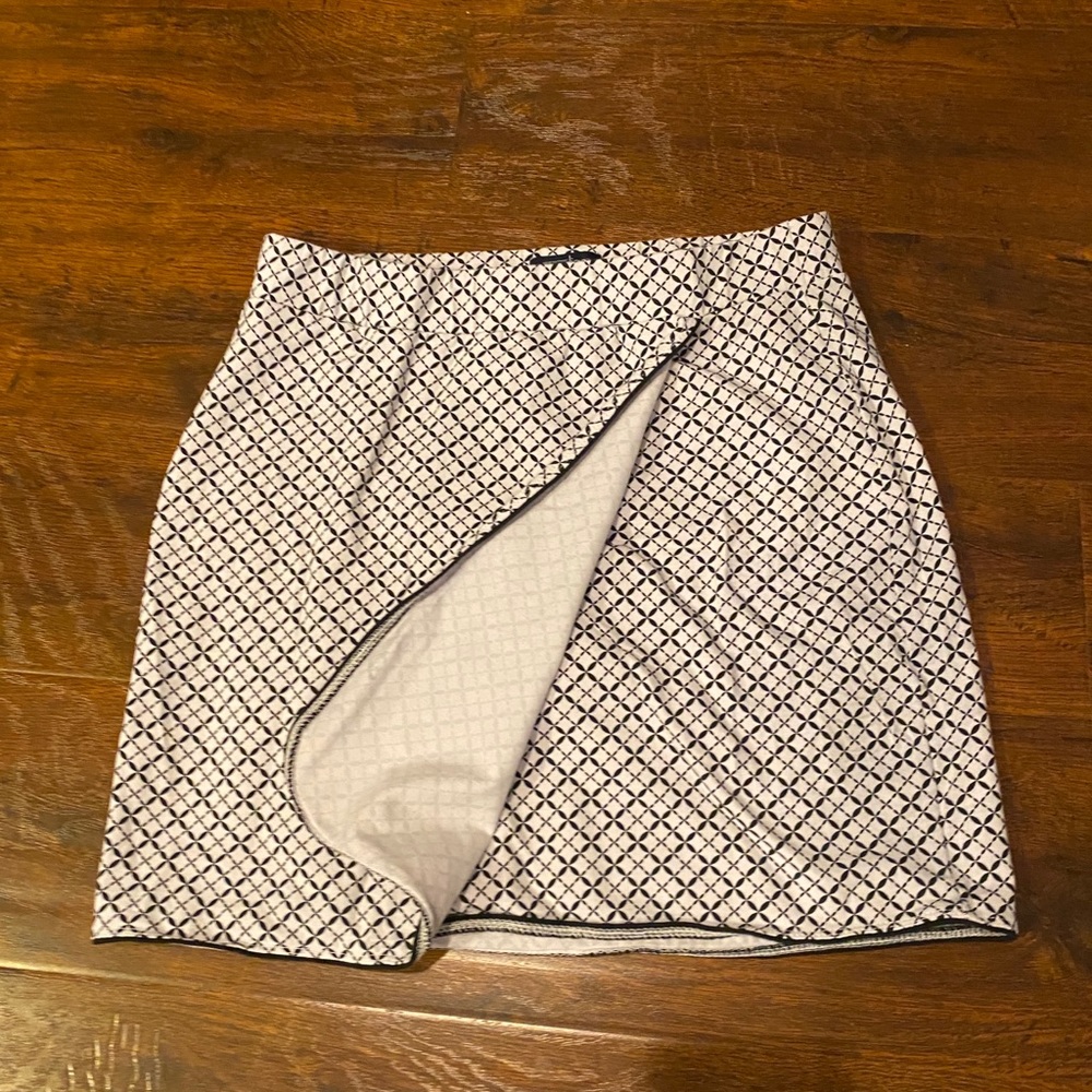 White Indigo Mini Skirt